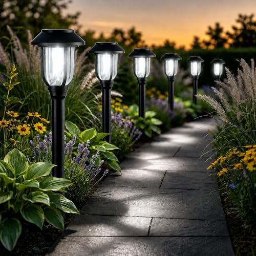 Solar Lights Outdoor 8 Pack (8 Count)