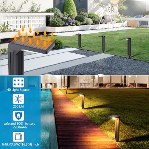Sunvivo Bright Solar Pathway Lights (4 Count)