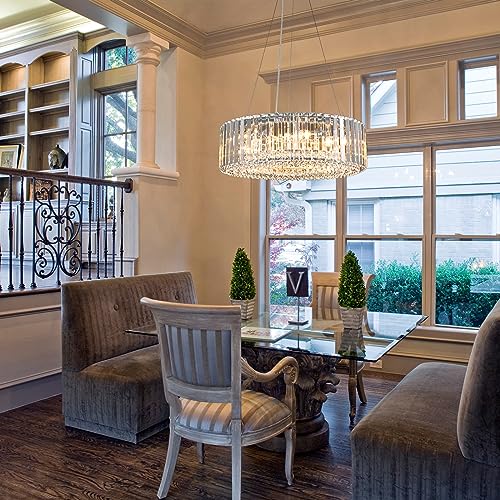 Modern Round Crystal Chandelier