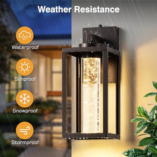 2 Pack Large Outdoor Porch Lights (2 Count)