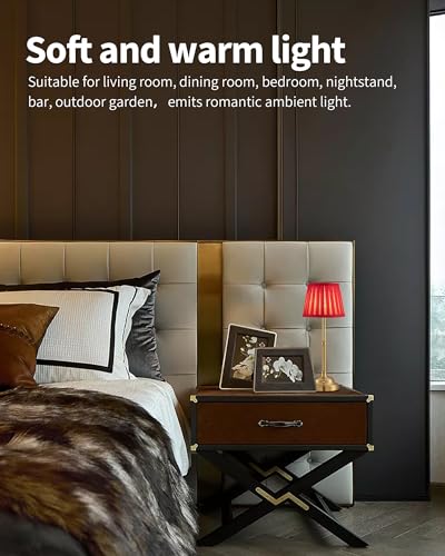 Gold Cordless LED Table Lamps Set of 2 (2 Count)