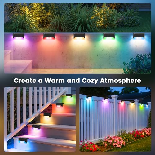 Solar Deck Lights Outdoor (16 Count)