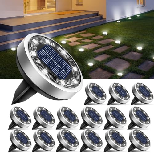 16 Pack Solar Lights Outdoor Waterproof (16 Count)