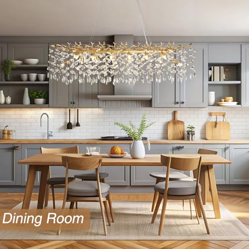47.2" Modern Crystal Chandelier