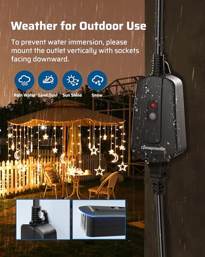Outdoor Wireless Remote Control Outlet