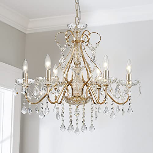Saint Mossi 6 Light Crystal Chandelier Light Fixture Modern Chandelier Crystal Lighting