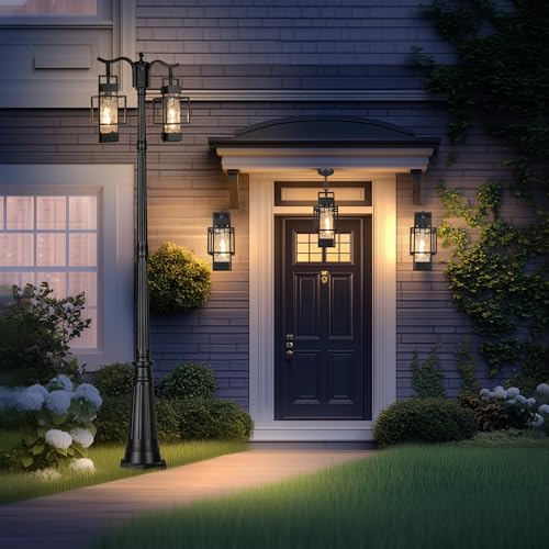 Dusk to Dawn Outdoor Lamp Post Light 2
