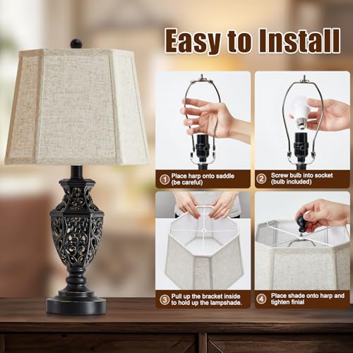 Lamps for Night Stands Set of 2