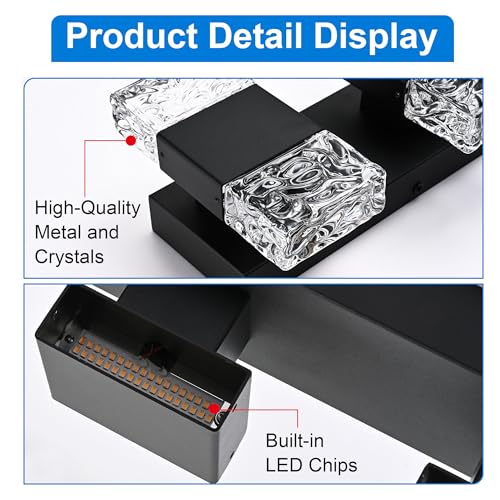 30.3 in LED Bathroom Lighting Fixtures Over Mirror 40W