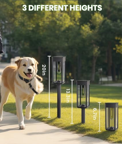 Bright Solar Pathway Lights Outdoor Waterproof IP65 (8 Count)