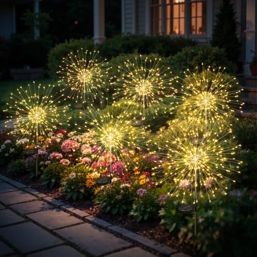 Solar Garden Lights Outdoor (6 Count)