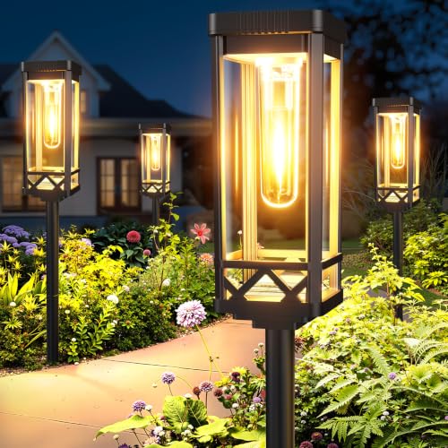 Taller Solar Pathway Lights Outdoor (8 Count)