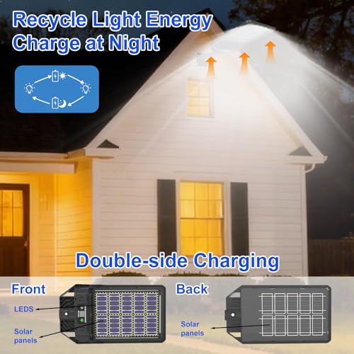Bifacial Solar LED Street Lights Outdoor
