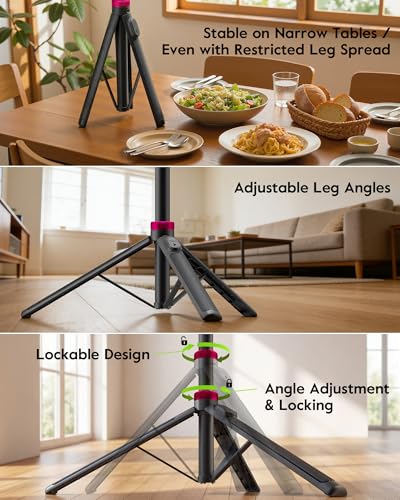 Magnetic Ring Light with Stand and Phone Clip