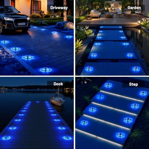 Solar Driveway Lights (12 Count)