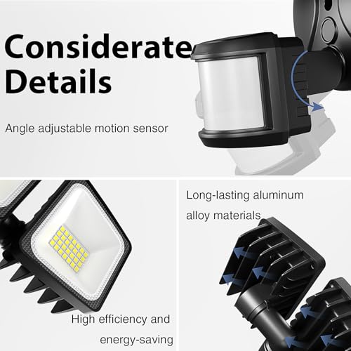 150W 15000LM LED Security Lights Motion Sensor Outdoor