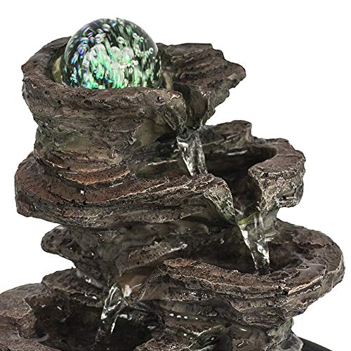 Resin Desktop Rock Waterfall Fountain