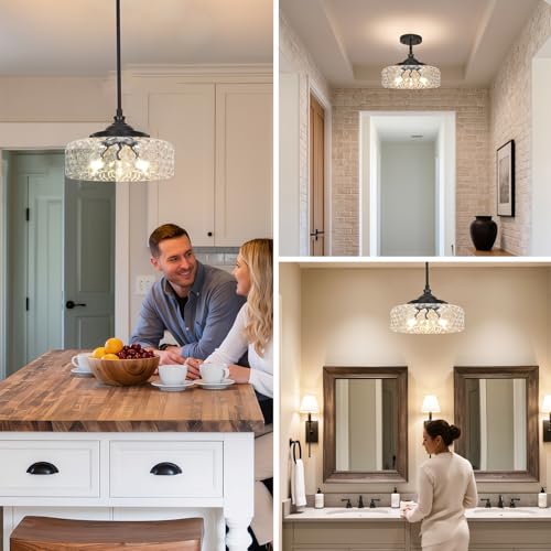 3 Light Adjustable Pendant Lights Kitchen Island