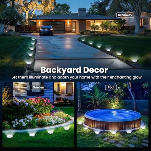 16 Pack Solar Ground Lights Outdoor (16 Count)