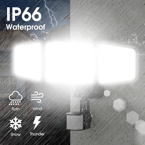 120W LED Flood Lights Outdoor with Motion Sensor
