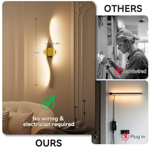 Battery Operated Wall Sconces Set of Two
