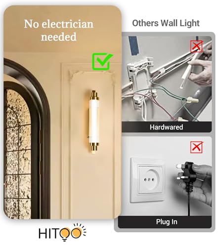 Set of 2 Gold 12000mAh LED Crystal Wireless Battery Wall Sconces (2 Count)