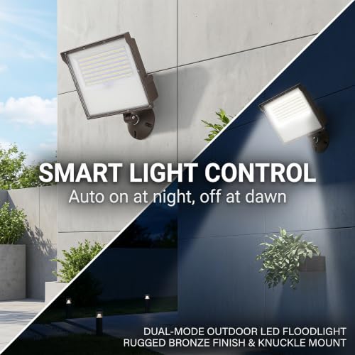 Dusk to Dawn 200W Outdoor LED Flood Light with 1 (2 Count)