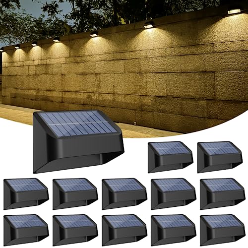 Brighter Solar Fence Lights (12 Count)