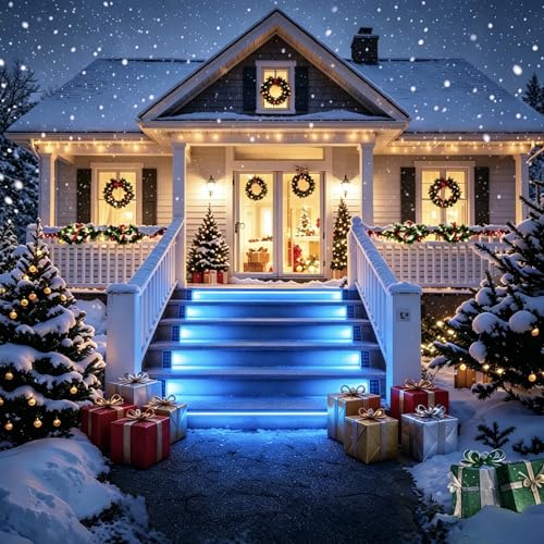Solar Stair Lights 8 Pack (8 Count)