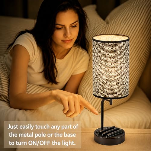 Touch Control USB Table Lamp with USB C