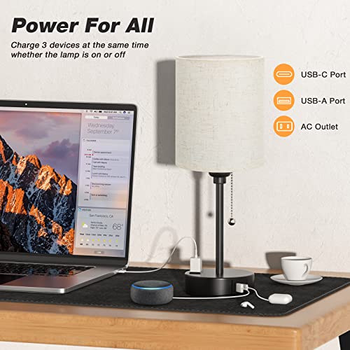 Small Bedside Table Lamp for Bedroom