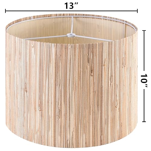 13" Drum Boho Lamp Shades Set of 2 Medium (2 Count)