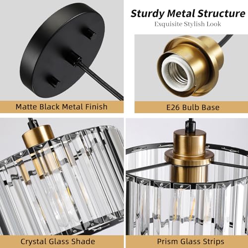 Pendant Lights Kitchen Island Black and Gold