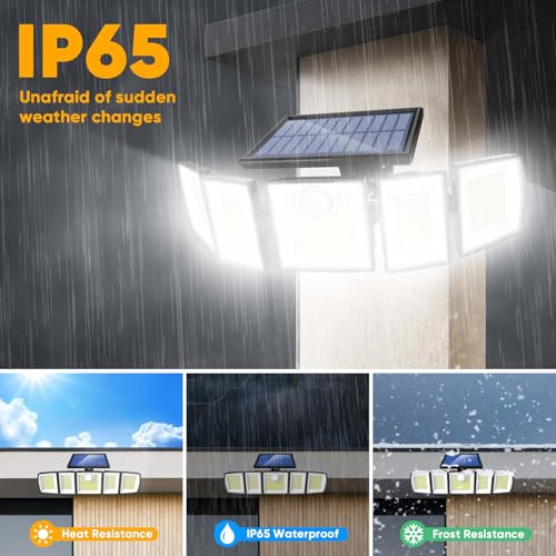 Outdoor Solar Light Motion Sensor Waterproof (3 Count)