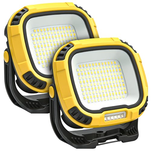 2Pack 6000mAh Rechargeable Work Light (2 Count)