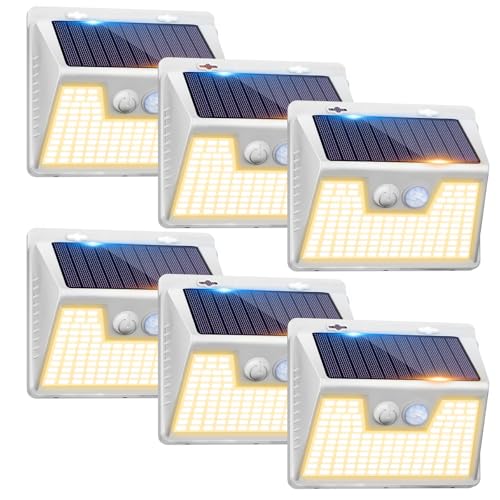 Solar Lights Outdoor Motion Sensor Waterproof (6 Count)