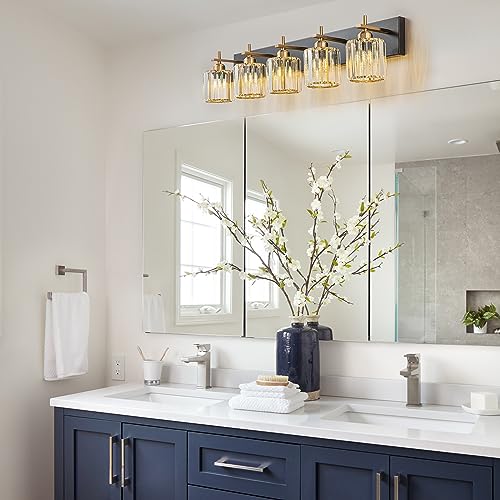 Modern Crystal Bathroom Vanity Lights