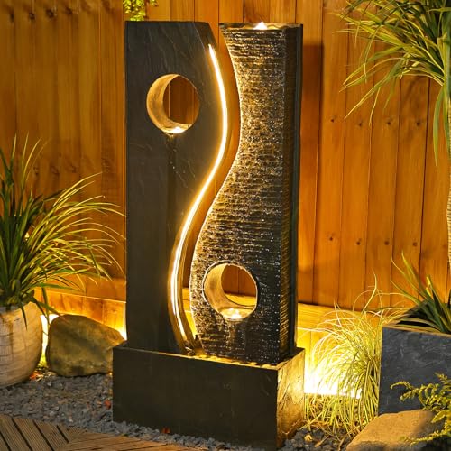 47 inches Water Fountain Outdoor Garden