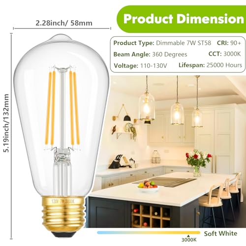 Dimmable LED Bulbs (6 Count)