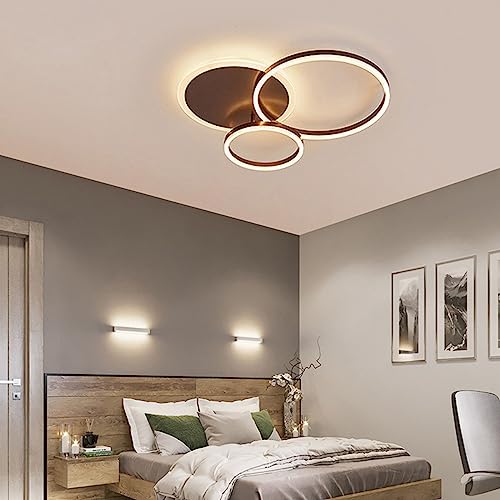 Chaners Ceiling Light LED Ceiling Light Ring Design Lighting Dimmable with Remote Control Lights for Living Room Bedroom Hallway