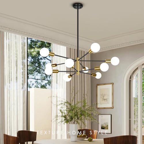 10 Light Modern Chandelier for Dining Room