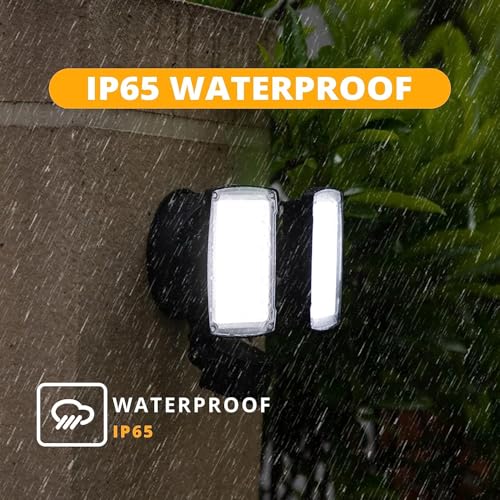 2 Pack 19W LED Flood Light Motion Sensor Outdoor