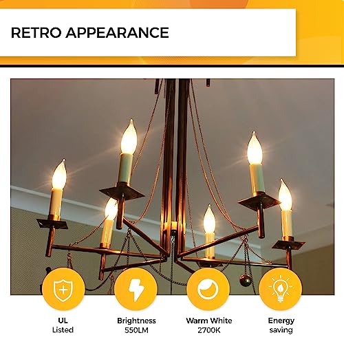 Candelabra Light Bulbs 2700K (24 Count)