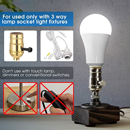 3 Way LED Light Bulbs 50 (2 Count)