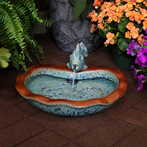 Sunnydaze 7" Fish Spout Tabletop Water Fountain