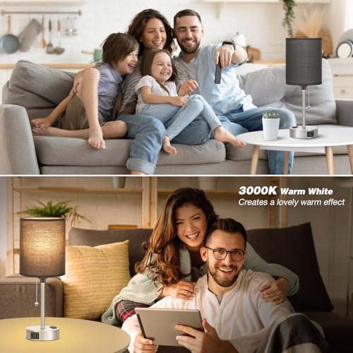 Small Bedside Table Lamp for Bedroom