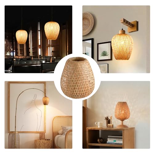 2 Pack Bamboo Lamp Shade (2 Count)