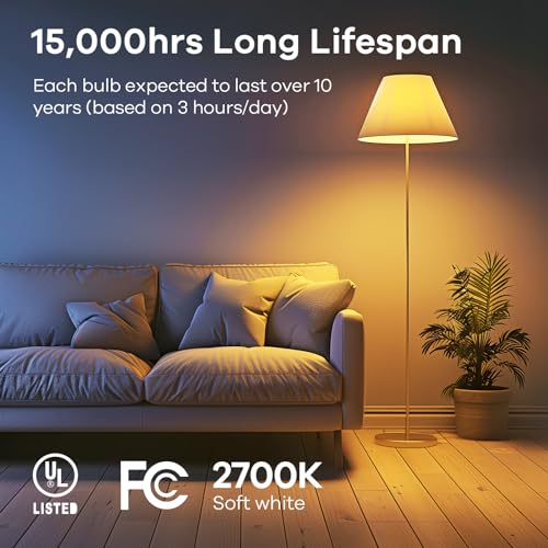 A19 LED Light Bulbs (6 Count)