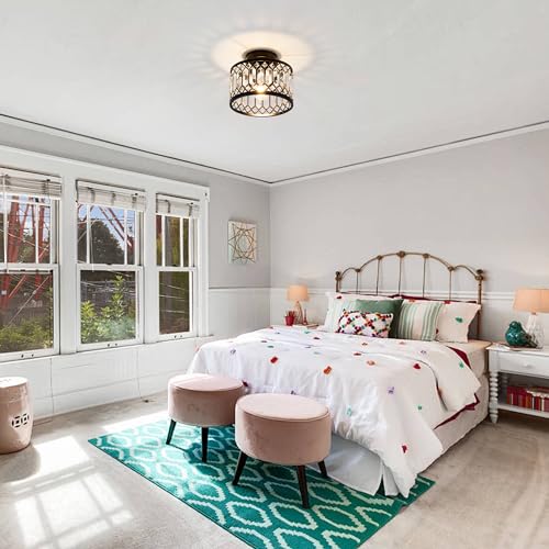 Crystal Ceiling Light Fixture