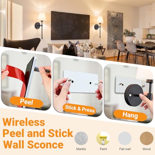 Battery Operated Wall Sconce